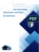 Guía de Adaptación para La Evaluación No Presencial UNASAM-2020