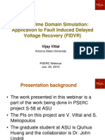 Hybrid Time Domain Simulation: Application To Fault Induced Delayed Voltage Recovery (FIDVR)