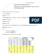 Phonetics Virtual Lesson-Activity 13