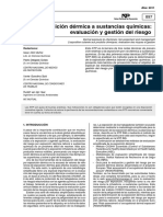 NTP 897 Exposición Dérmica A Sustancias Químicas PDF