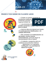 Actividad Nro. 05 Infografia de Advertencia de Productos Medicos Falsificados.