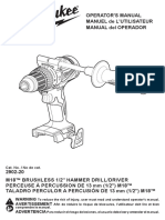 Operator'S Manual Manuel de L'Utilisateur Manual Del Operador