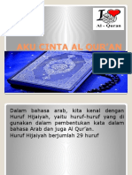 AKU CINTA AL QUR'AN Huruf Hijaiyah