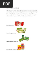 Download Marketing Strategy of TAPAL by adeel SN47647535 doc pdf