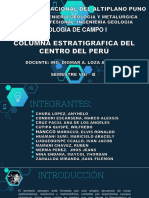 Estratigrafia Del Centro Del Peru
