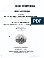 Rodriguez, A. (1861) Ejercicio de Perfección y Virtudes Cristianas