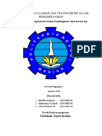 PENGAPLIKASIAN ALJABAR DAN TRIGONOMETRI DALAM PERKERETAAPIAN Fix