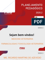 PLANEJAMENTO PEDAGÓGICO (AULA 1 Farmacologia e Toxicologia) PDF