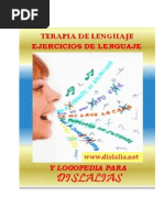 Cuaderno de Terapia de Lenguaje Infantil | PDF | Salud y bienestar