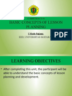 Lesson Planning Basics
