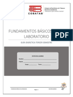 Capacitación de Laboratorista Químico. - Tercer Semestre PDF