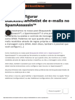 Como Configurar Blacklist - Whitelist de E-Mails No SpamAssassin™ - HostDime Brasil - Central de Ajuda