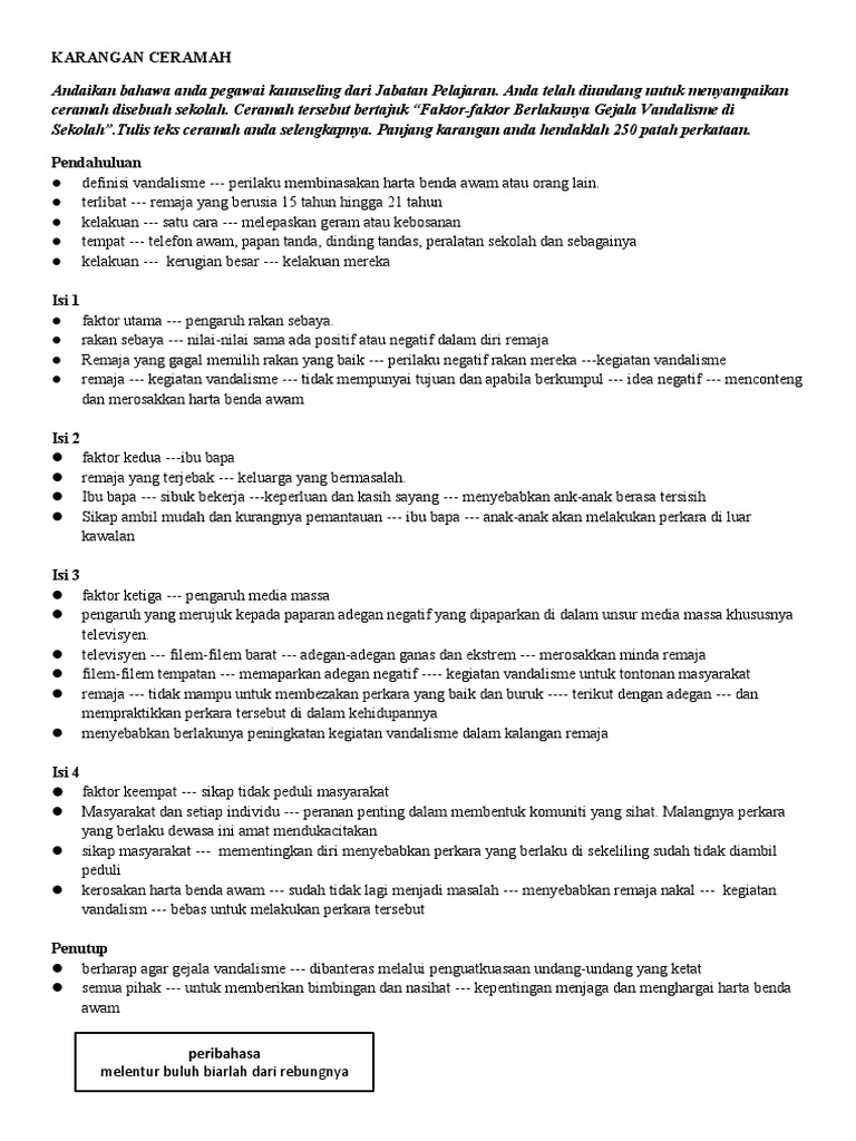 Rangka Karangan Pdf