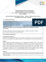 Activity Guide and Evaluation Rubric - Unit 3 - Phase 4 - Measure The Levels of Competitiveness of The Company PDF