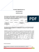 Certificado Laboral PDF