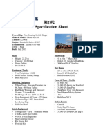 Rig 2 Specification Sheet