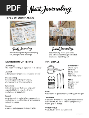 Journaling