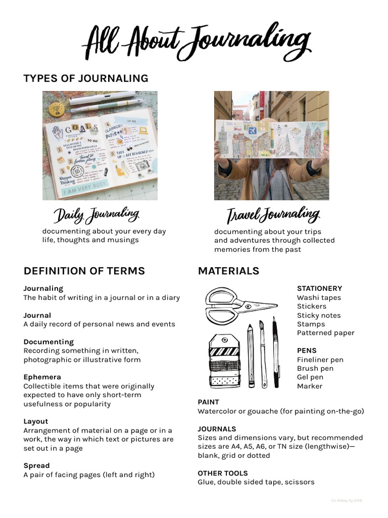Types of Journaling | PDF | Paintings