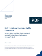 Self Regulated Learning in The Classroom