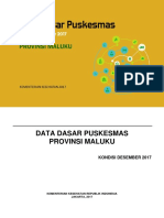 Data Dasar Puskesmas Maluku 2017