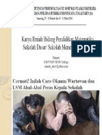 Cara Menulis Artikel Ilmiah untuk Jurnal Nasional