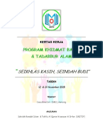 KERTAS KERJA KHIDMAT BAKTI & TADABBUR ALAM (Latest)