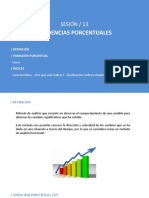 Tendencias porcentuales y cálculo de índices