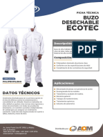 FT Buzo Desechable Ecotec PDF