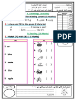 English Exam Practice for Grade 2 Students