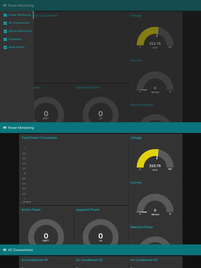 Node-RED Dashboard PDF | PDF | Ac Power | Relay