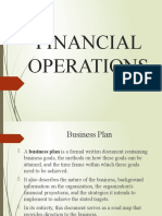 Financial Operations