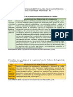 Mapas de Progreso o Estándares de Apendizaje Del Área de Matemática para El V Ciclo de Educación Primaria Ebr