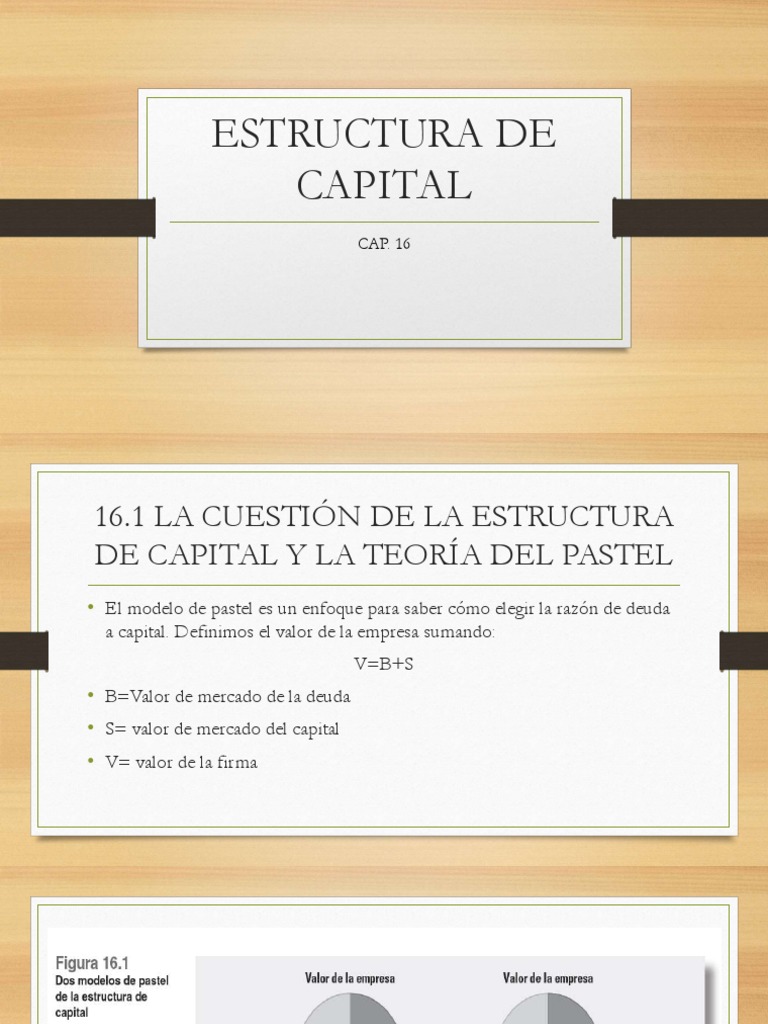 Teoría de la Estructura de Capital | PDF | Apalancamiento (Finanzas ...