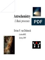 Astrochemistry: I. Basic Processes