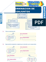 Determinación Por Extensión y Comprensión de Conjuntos para Tercer Grado de Primaria PDF