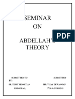 Seminar on Abdellah's Nursing Theory