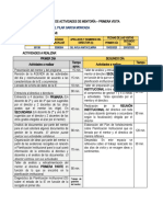 Agenda de Actividades de Mentoría - Gil