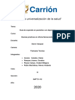 Guia de Expendio en Pacientes Con Depresion