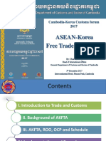Cambodia - Korea Customs Forum 2017