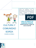 Historia de La Comunidad Sorda en Guatemala