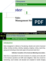 Chapter 1 Sales Management Strategy-Sales and Distribution Management (1)