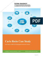Carlo Recio Case Study: Far Eastern University