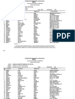 January 2011 Architects Board Exam Room Assignments