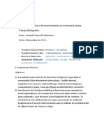 Operaciones Básicas o Procesos Unitarios en La Industria Láctea PDF