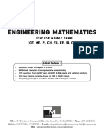 Eengineering Mathematics: (For ESE & GATE Exam) (Ce, Me, Pi, CH, Ec, Ee, In, CS, It)