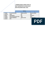 Jadwal Pembelajaran Luring