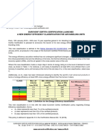 Eurovent - New Energy Classes - 2016 PDF