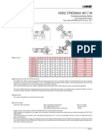 Herz Strömax 4017 M: Commissioning Valve