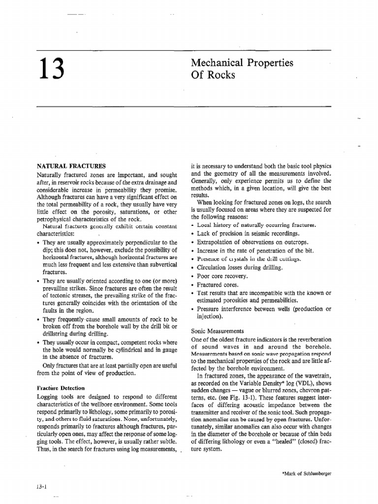13 Mechanical Properties of Rocks | PDF | Elasticity (Physics ...