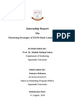 Internship Report On: Marketing Strategies of EXIM Bank Limited Bangladesh